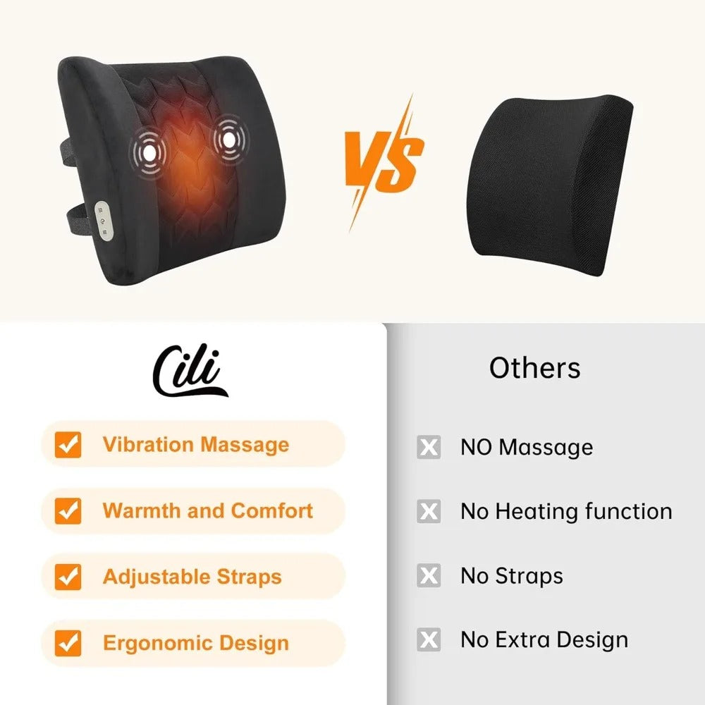 Heated Lumbar Back Massager