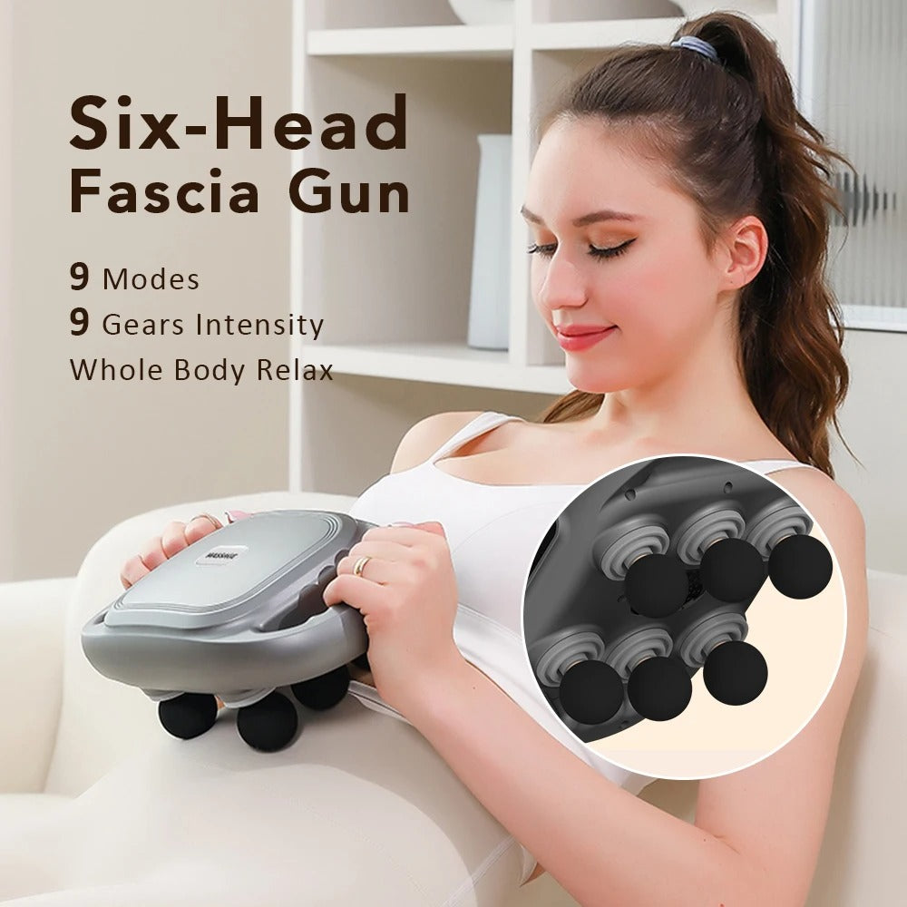 6 Head Massage Gun